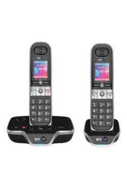 Bt 8600 Twin Telephone Pack With Answer Machine And Advanced Callblocker
